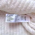 White Cable Knit Sweater S Photo 2