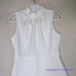 BLITHE Asymmetrical sleeveless Dress off white/ ivory, women size S White Photo 1