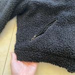 Vestique Black Teddy Sweater Sz Medium Side Zipper Photo 1