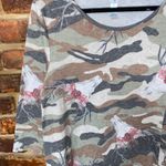 Paisley Grace  Camo Bull Floral Antler Knot Waist Top Women's Size Medium Photo 1