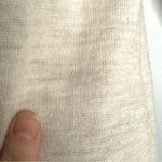 Boden Lara Frill Henley 100% Merino Wool Sweater 16/18 XL Beige Tan Knit Cottage Photo 8