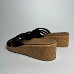 Skechers Arch Fit Beverlee Wedge Heeled Sandal in Black Photo 3