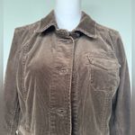 Eddie Bauer  Chocolate Brown Corduroy Jacket | VGUC | Size L | Pockets Photo 1