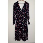 La Maison Talulah Pink Floral Long Sleeve Maxi Dress Medium Feminine Blue Photo 2