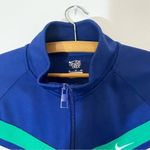 Nike Women’s Athletic Department Deep Blue Track Style Jackets Full Zip Size XL Photo 3