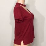 Sanctuary New.  choker cabernet linen T-shirt. NWOT Photo 3