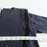 Carmen Marc Valvo Carmen Mark Valvo navy studded sweater size Medium Photo 6