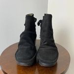 Fly London YAMA Suede Lace Up Wedge Ankle Boots Black Sz 36 6= Photo 2