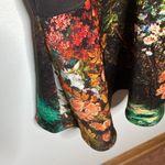 Teri Jon by Rickie Freeman scuba flutter floral midi dress size 10 Photo 8