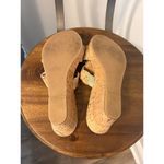 Jack Rogers Sloane mid wedge sandal Size 9 shoe cork whipstitch slip on Sandals Photo 6