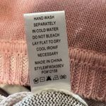 Fate Tie Dye Sweater Pink White Gray XS XSmall Long Sleeve Lightweight Pullover Photo 5