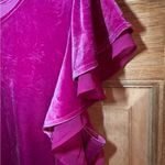 Maison Jules Maison‎ Jules women’s Magenta Velvet mini dress size M Photo 7