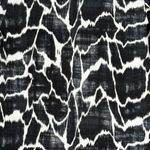 Chico's  Shirt Women Medium Black White Animal Print Tie Front Casual Edgy Neutral Photo 4