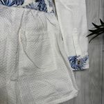 ONIA NWT  Gia Romper Cover-Up Tropical Palm Leaves Print Cotton size XS NEW Photo 9
