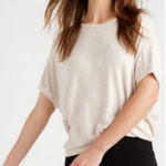 Quince  NEW Dolman Brushed Soft Sweater Top Ivory Photo 0