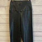 Wilfred Free  Daria Leather Black High Rise Leggings Photo 3