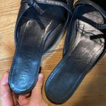 Prada Authentic  pointed bow toe mules black block kitten heel Photo 2