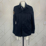 Zadig & Voltaire Kayak Mili Skull Military Jacket in Black Gold Size US XS Photo 2