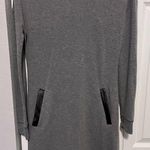 Tacera  grey long sleeve sweatshirt dress in PS Photo 0