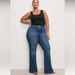 Good American  Good Legs Flare Jeans, NWT, Size 14 Photo 2
