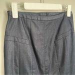 EXPRESS  | Dark Blue Chambray Pencil Skirt Sz 2 Photo 5