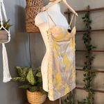 Revolve Cream and Yellow Floral Mini Dress Photo 6
