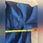 NorthStyle Denim Jacket Plaid Lined Blue Zip Front Women’s 1X Pockets Photo 6