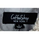 NWOT Women’s Size L Coastal Cottage Cozy Brown Teddy Collar Jacket CoffeeShop Size L Photo 3