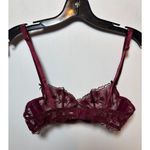 NWOT Muse Women's Size 34B Purple Lace Unlined Balconette Bra Intimates Photo 10