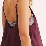 Free People  Turn It On Camisole Plum NEW Photo 1