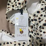 Shade & Shore  Animal Print Ruffle Monokini One Piece Swimsuit Photo 2