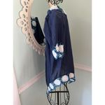 MPL hawaii free size blue flowers crotchet top NWT Size L Photo 4