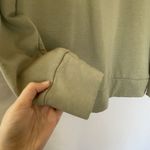 Eddie Bauer light green crewneck fleece sweater women's size small top casual Photo 3