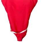 Summersalt  Women’s Sz 6 Oasis One Piece Swim Suit Red Belted Photo 4