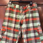 Burton  Stow Cargo Pant Lined Ski Snow Board Tartan Pants Womens Size S Small Photo 1