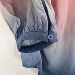 Ecru  Blouse Small Ombre Pastel Designer Luxury Business Casual Office Light Photo 10