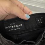 Lucky Brand  size 6 the High Rise Shortie black denim short shorts Photo 2