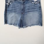 BKE [] Parker High Rise Distressed Denim Cut Off Shorts Stretch Raw Hem Size 30 Photo 7