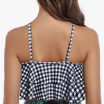 Tempt Me swim too ban-do style checkered black and white XL new Photo 14