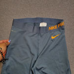 Nike  Pro Orange/Gray Capri Leggings Photo 2