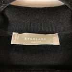 Everlane  The Cashmere Polo Dress Collar V Neck Long Sleeve Black XS Photo 4