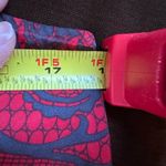 Halogen  Red & Black Sateen Floral Print Sleeveless. Tie In Front Sz XS. Photo 11