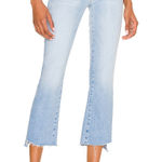 MOTHER Denim MOTHER The Insider Crop Step Fray Jeans Light Wash (Limited Edition) Photo 0