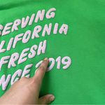 Tower 28 Beauty Serving California Since 2019 Crewneck Sweater Green (Medium) Photo 6