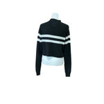 Hollister Black and White Striped Sweater Women's Size Large Photo 2