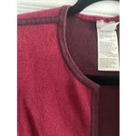 Chico's 0 Women's Small Red Open Long Line Sweater Old Money Knit Burgundy Easy Photo 4