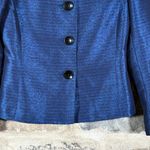 Jones Studio  Separates Blue Blazer Woman's 4 Black Buttons Career Corpcore Party Photo 3