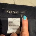 Marc Aurel Dark Grey Straight Leg Velvet Jeans Gray Size 10 Photo 5