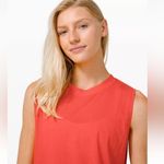 Lululemon All Yours Boyfriend Tank Size 8 Red/Coral Photo 1