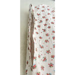 ZARA  Floral Tie Strap Linen Blend Slit Midi Dress Smock L Beach Resort Vacation Photo 6